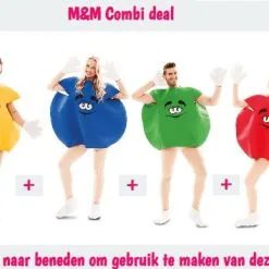 Thing M&M Pak Groen Volwassen Maat -Overig Cosplay Winkel 2024286995 MMdeal