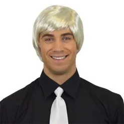 Thing Herenpruik Steil Platina Blond