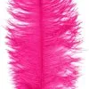 Overig Baret Struisvogelveer Pink 60-70cm -Overig Cosplay Winkel baret struisvogelveer pink 60 70cm