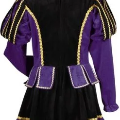 Overig Pietenpak Murcia Zwart/Paars Voor Dames 9 Overig Pietenpak Murcia Zwart/Paars Voor Dames -Overig Cosplay Winkel dames pietenpak murcia zwart paars achterkant