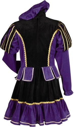 Overig Pietenpak Murcia Zwart/Paars Voor Dames 4 Overig Pietenpak Murcia Zwart/Paars Voor Dames - Afbeelding 3