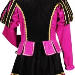 Overig Pietenpak Murcia Zwart/Pink Voor Dames -Overig Cosplay Winkel dames pietenpak murcia zwart pink achterkant 2