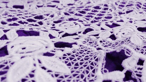 Overig Habijt Broekrok Paars/Wit (met Knopen) 4 Overig Habijt Broekrok Paars/Wit (met Knopen) - Afbeelding 2