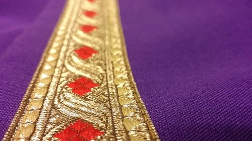 Overig Habijt Broekrok Paars/Wit (met Knopen) 5 Overig Habijt Broekrok Paars/Wit (met Knopen) - Afbeelding 3