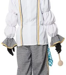 Overig Pietenpak Kok Luxe Voor Heren -Overig Cosplay Winkel heren pietenpak kok luxe achterkant