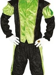 Overig Kinder Pietenpakje (Groen/Zwart)