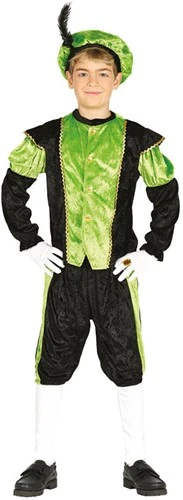 Overig Kinder Pietenpakje (Groen/Zwart) 3 Overig Kinder Pietenpakje (Groen/Zwart)