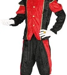 Overig Kinder Pietenpakje (Rood/Zwart)