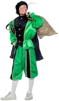 Overig Kostuum Zwarte Piet Groen Luxe (met Cape) 7 Overig Kostuum Zwarte Piet Groen Luxe (met Cape) - Afbeelding 5