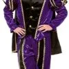 Overig Kostuum Zwarte Piet Paars Luxe (met Cape)