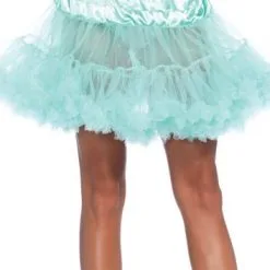 LEG AVENUE Luxe Mint Groene Petticoat (2 Lagen)