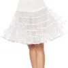 LEG AVENUE Luxe Witte Lange Petticoat (2 Lagen) -Overig Cosplay Winkel luxe witte lange petticoat 2 lagen