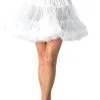 LEG AVENUE Luxe Witte Plus Size Petticoat (2 Lagen) -Overig Cosplay Winkel luxe witte plus size petticoat 2 lagen