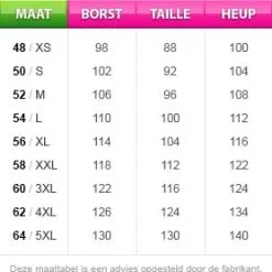 Overig Heren Budget Piet Pansamt Roze 13 Overig Heren Budget Piet Pansamt Roze -Overig Cosplay Winkel maattabel