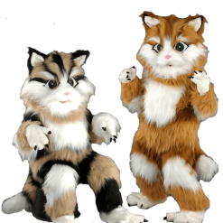 Kattenpak – Lilou De Kat -Overig Cosplay Winkel mascotte chat roux 1e