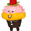 Cakepak – Janny De Cupcake -Overig Cosplay Winkel mascotte cupcake2