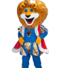 Leeuwenpak – Alex De Blauwe Leeuw -Overig Cosplay Winkel mascotte lion royal bleu