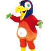 Papegaaienpak – Pluk De Papegaai 2 Papegaaienpak – Pluk De Papegaai -Overig Cosplay Winkel mascotte oiseau tropical