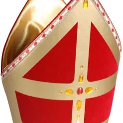 Overig Mijter Sinterklaas Stefan TV Katoen Fluweel Rood