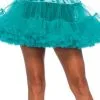 LEG AVENUE Petticoat Teal Groen Luxe (2 Laags) -Overig Cosplay Winkel petticoat teal groen luxe 2 laags
