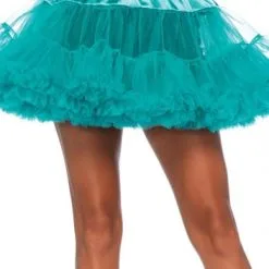 LEG AVENUE Petticoat Teal Groen Luxe (2 Laags)