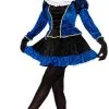 Overig Pieten Jurkje Dames Blauw-Zwart Met Petticoat -Overig Cosplay Winkel pieten jurkje dames blauw zwart met petticoat