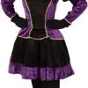 Overig Pieten Jurkje Dames Paars-Zwart Met Petticoat 1 Overig Pieten Jurkje Dames Paars-Zwart Met Petticoat -Overig Cosplay Winkel pieten jurkje dames paars zwart met petticoat
