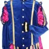 Overig Pietenkostuum Fluweel Madrid Met Cape Blauw-Roze -Overig Cosplay Winkel pietenkostuum fluweel madrid met cape blauw roze