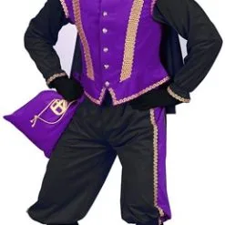 Overig Pietenpak Amsterdam Luxe Paars-Zwart