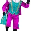 Overig Pietenpak Amsterdam Luxe Turquoise-Pink -Overig Cosplay Winkel pietenpak amsterdam luxe turquoise pink
