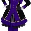 Overig Pietenpak 'Graciosa' Voor Dames Paars/Zwart -Overig Cosplay Winkel pietenpak apos graciosa apos voor dames paars zwart