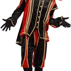 Overig Zwarte Pietenpak Bilbao Zwart/Rood -Overig Cosplay Winkel pietenpak bilbao zwart rood 2