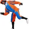 Overig Pietenpak Carlos Fluweel Polyester Blauw/Oranje 1 Overig Pietenpak Carlos Fluweel Polyester Blauw/Oranje -Overig Cosplay Winkel pietenpak carlos fluweel polyester blauw oranje