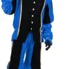 Overig Pietenpak Fluweel Polyester Blauw/Zwart -Overig Cosplay Winkel pietenpak fluweel polyester blauw zwart