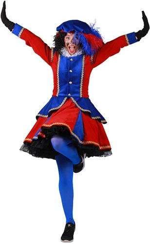 Overig Pietenpak Madrid Rood/Blauw Voor Dames 3 Overig Pietenpak Madrid Rood/Blauw Voor Dames