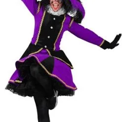 Overig Pietenpak Madrid Zwart/Paars Voor Dames