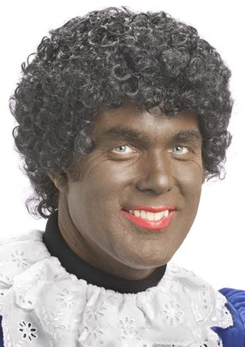 Overig Pietenpruik Zwarte Piet Luxe XXL 3 Overig Pietenpruik Zwarte Piet Luxe XXL