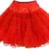 Overig Rode Petticoat (2 Laags) -Overig Cosplay Winkel rode petticoat 2 laags