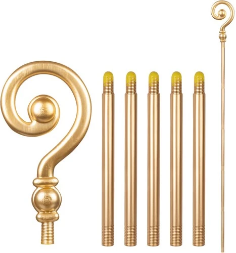 Overig 6 Dlg Staf Van Sinterklaas 185cm (plastic) 4 Overig 6 Dlg Staf Van Sinterklaas 185cm (plastic) - Afbeelding 2