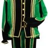 Overig Toledo Pietenpak Zwart-Groen Luxe -Overig Cosplay Winkel toledo pietenpak zwart groen luxe