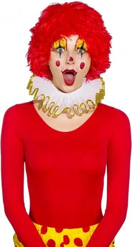 Overig Witte Tule Kraag Met Gouden Rand 3 Overig Witte Tule Kraag Met Gouden Rand