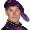 Overig Zwarte Piet Baret Paars Velours (met Veren) 1 Overig Zwarte Piet Baret Paars Velours (met Veren) -Overig Cosplay Winkel zwarte piet baret paars velours met veren