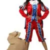 Overig Zwarte Piet Dame Blauw/Rood Met Cape Luxe 1 Overig Zwarte Piet Dame Blauw/Rood Met Cape Luxe -Overig Cosplay Winkel zwarte piet dame blauw rood met cape luxe
