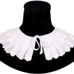 Overig Zwarte Pieten Kraag Benidorm Luxe Wit