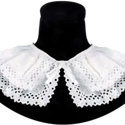 Overig Zwarte Pieten Kraag Pedro Luxe Wit