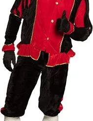 Overig Zwarte Pietenkostuum Voor Volwassenen Zwart Met Rood 19 Overig Zwarte Pietenkostuum Voor Volwassenen Zwart Met Rood -Overig Cosplay Winkel zwarte pietenpak zwart rood voor volwassenen man